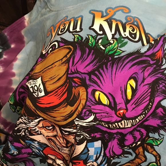 Grateful Dead Alice In Wonderland Mad Hatter XL T Shirt Box T01 - Picture 7 of 8